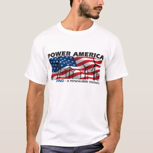 力アメリカの風 Tシャツ (正面)