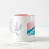 力コーヒーマグ ツートーンマグカップ (正面左)