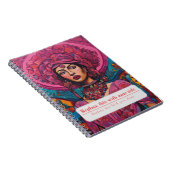 力パーソナライズされた力のある女性 ノートブック (右側)