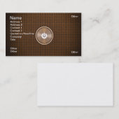 力ボタン 名刺 (正面/裏面)