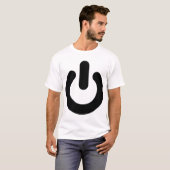 力ボタン Tシャツ (正面フル)