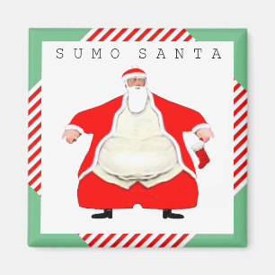 力士のクリスマス マグネット