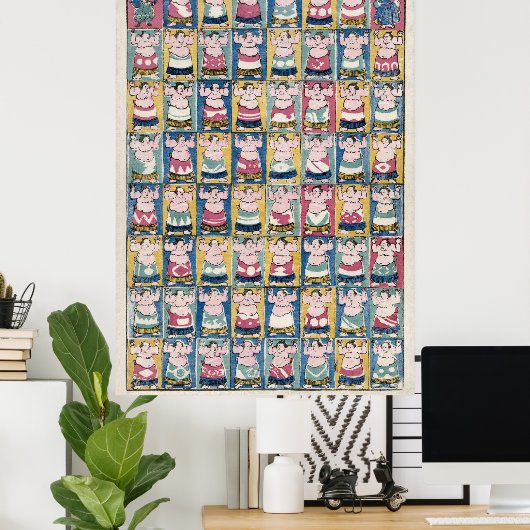 力士 ポスター (ホームオフィス)