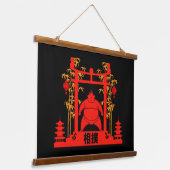 力士 吊り下げ型タペストリー (傾斜あり)