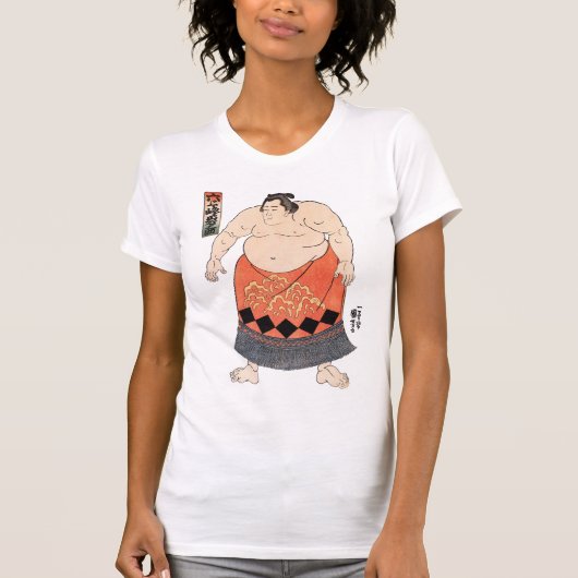 力士,国芳力士，国芳，浮世絵 Tシャツ (正面)