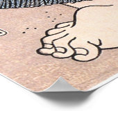 力士, 国芳 Sumo Wrestler, Kuniyoshi, Ukiyo-e ポスター (角)