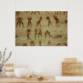 力士、詳細の墓の絵画壁 ポスター (キッチン)