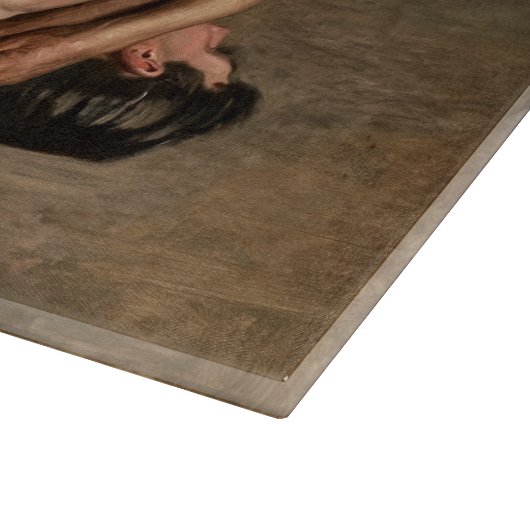 力士（Thomas Eakins著） カッティングボード (角)