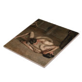 力士(Thomas Eakins著) タイル (側面)