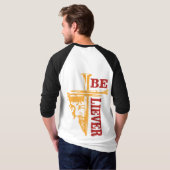 力強いキリスト教デザイン ジーザス・クロス・ネイル Tシャツ (裏面フル)