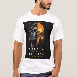 力強いモチベーションアート Tシャツ