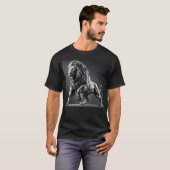 力強いライオン グラフィックTシャツ Tシャツ (正面フル)
