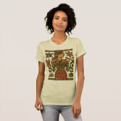 力強い女性 Tシャツ (正面フル)