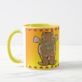 力強い抱擁のマグ マグカップ (左)