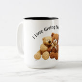 力強い抱擁の15オンスのツートーンマグ ツートーンマグカップ (正面左)