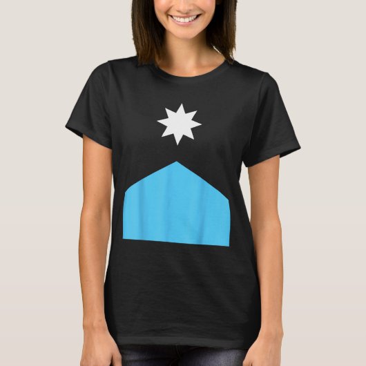 力強い新しいミネソタ州の旗 Tシャツ (正面)
