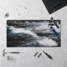 力強い海洋波アートフォトグラフィー