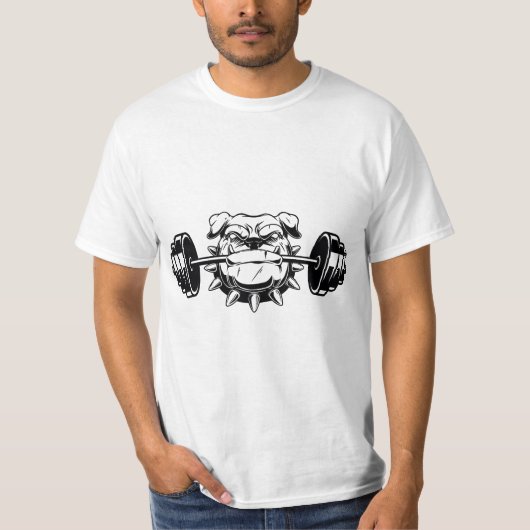 力強い犬の足 Tシャツ (正面)