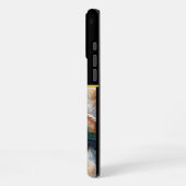 力強い鷲の女王 iPhoneケース (左側面)