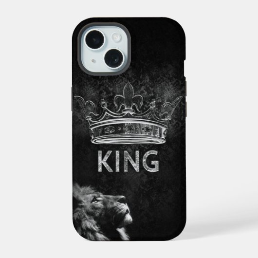 "力強く支配せよ" iPhoneケース iPhone 15ケース (裏面)