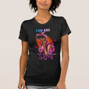 力強く輝く黒人女性のエンパワメントとエレガンス Tシャツ