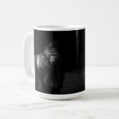 力強く静かに - ニシゴリラ コーヒーマグカップ (正面左)