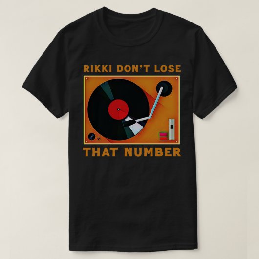 力木は1番を失わない Tシャツ (デザイン正面)