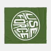 力2を使う フリースブランケット (正面(横))