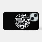 力2を使う iPhone 15ケース (裏面横)