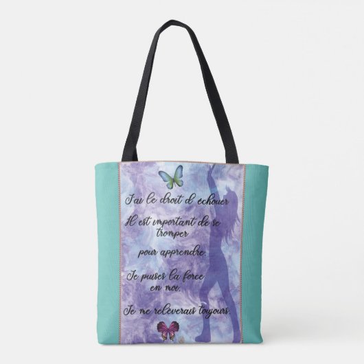 力 トートバッグ (裏面)