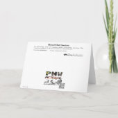 功利的なスワンスアナコルテスサンキューカード サンキューカード (裏面)