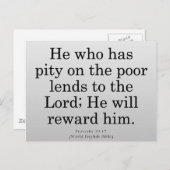 功労者に対する報酬19-17 ポストカード (正面/裏面)