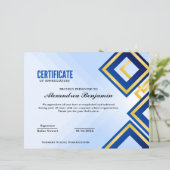 功労賞状 (スタンド正面)