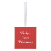 "加えあなたの自身の写真"の立方体のオーナメント キューブオーナメント (右)