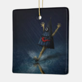 加佐伯化日本の傘幽霊雨の日 セラミックオーナメント (左)