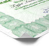 加入証明書を作成する ポスター (角)