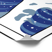 加古川のGnarly波 ポスター (角)