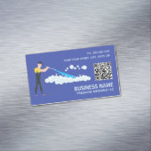 加圧洗浄カスタムQR マグネット名刺 (インサイチュ)