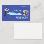 加圧洗浄カスタムQR 名刺 (正面/裏面)