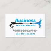 加圧洗浄力洗浄機平洗浄 名刺 (正面)