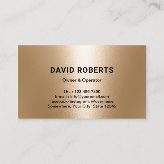 加圧洗浄力洗浄金ゴールドモダン洗浄 名刺 (裏面)