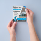 加圧洗浄室清掃動力洗浄機 チラシ (手)