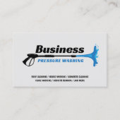 加圧洗浄平型動力洗浄機洗浄 名刺 (正面)