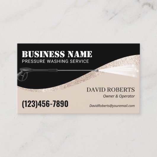 加圧洗浄式動力洗浄プロフェッショナル洗浄 名刺 (正面)