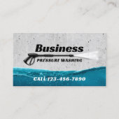 加圧洗浄式動力洗浄プロフェッショナル洗浄 名刺 (正面)