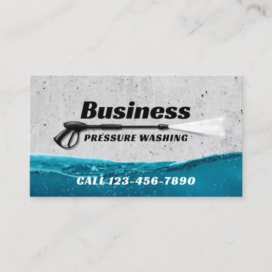 加圧洗浄式動力洗浄プロフェッショナル洗浄 名刺 (正面)