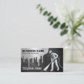 加圧洗浄式動力洗浄機ハウスクリーニング 名刺 (スタンド正面)