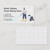加圧洗浄清掃業務 名刺 (正面/裏面)