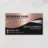 加圧洗浄電力洗浄バラ金ゴールド洗浄バス 名刺 (正面)