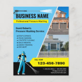 加圧洗濯場清掃動力洗剤 チラシ (正面)